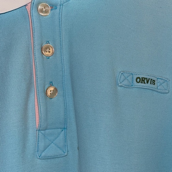 ORVIS Pastel COLOR BLOCK POLO - Picture 6 of 8